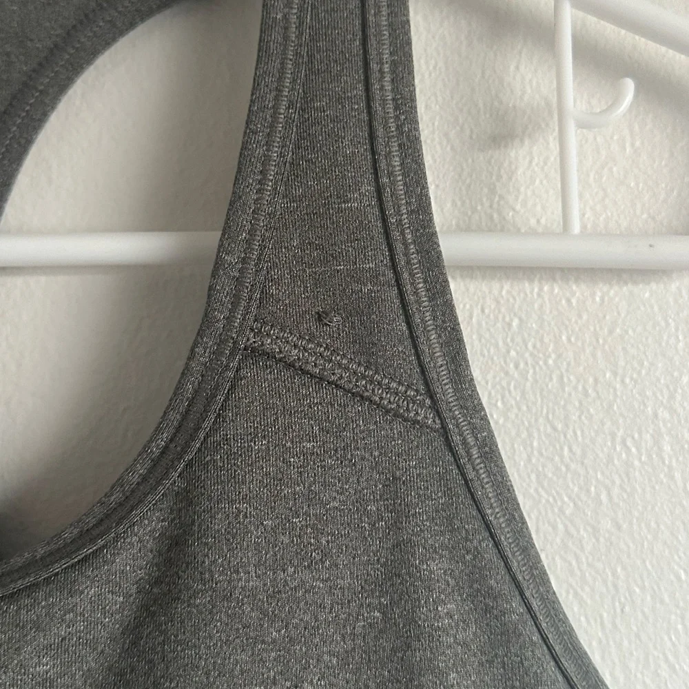 Nike Dri Fit Racerback Sports Bra Gray Size Medium - Picture 6 of 6